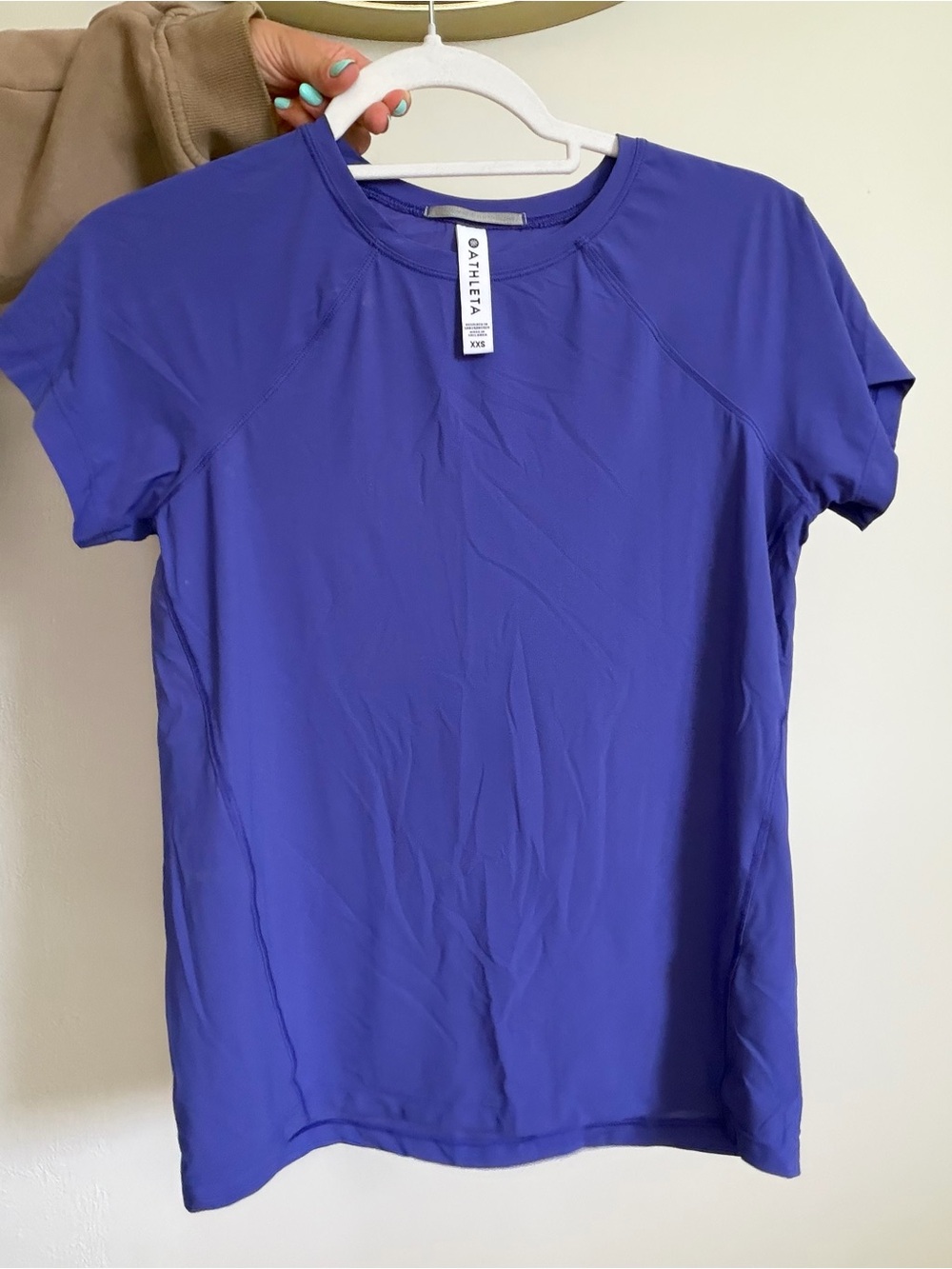 Athleta Violet Performance Short Sleeve Tee